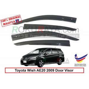 Toyota Wish AE20 (2nd Gen) 2009 AG Door Visor Air Press Wind Deflector (AG Mugen Design)